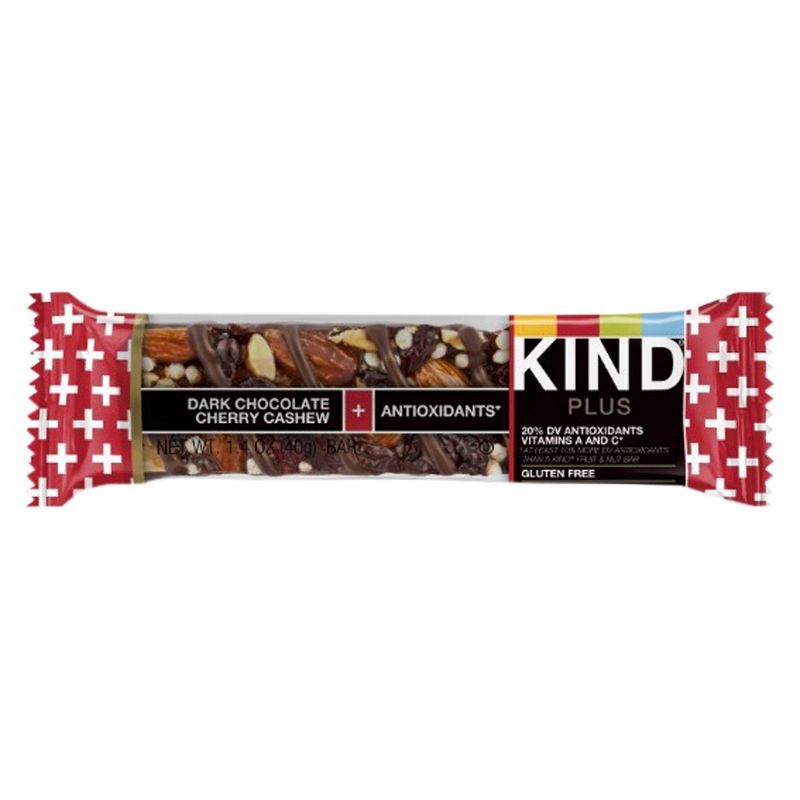 KIND Dark Chocolate Cherry Cashew + Antioxidants Nutrition Bars - 1.4oz