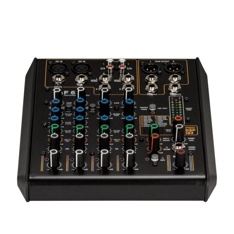 6 Channel Mixer w/ FX By RCF
