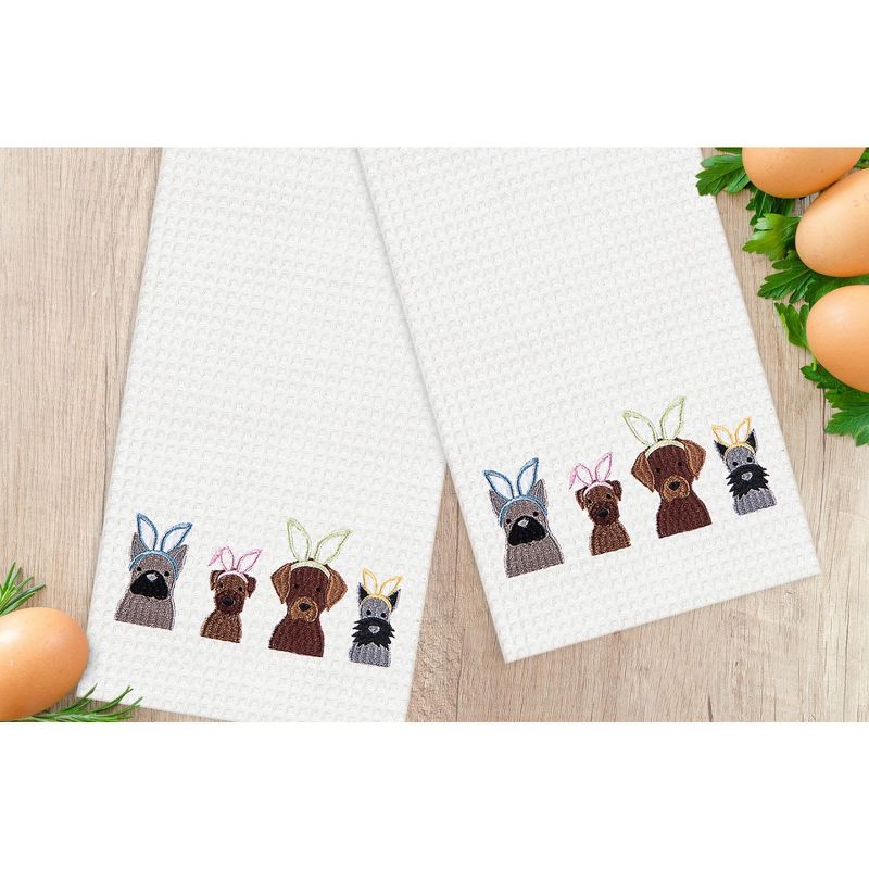 C&F Home Floral Garden Flour Sack Embroidered Cotton Kitchen Towel