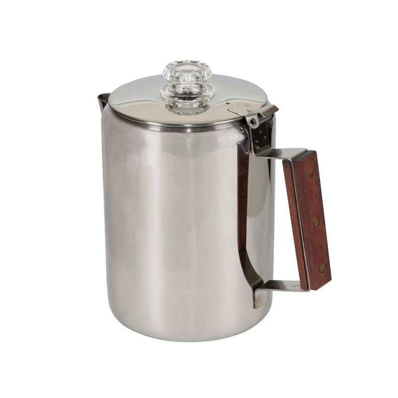 Stansport Stainless Steel Percolator Coffee Pot 9 Cups