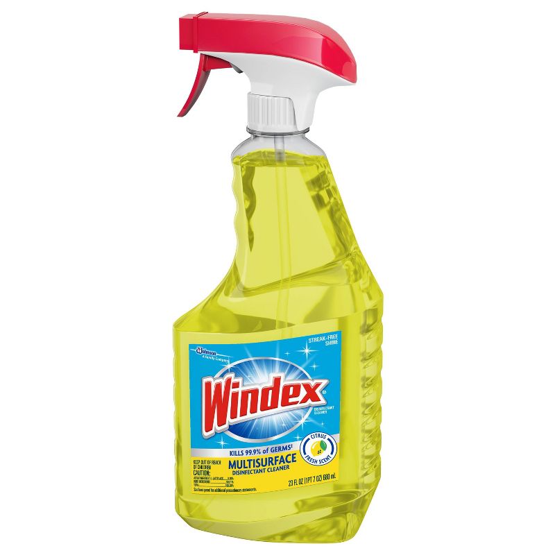 Windex Disinfectant Cleaner Multi-Surface Citrus Fresh Spray - 23 fl oz