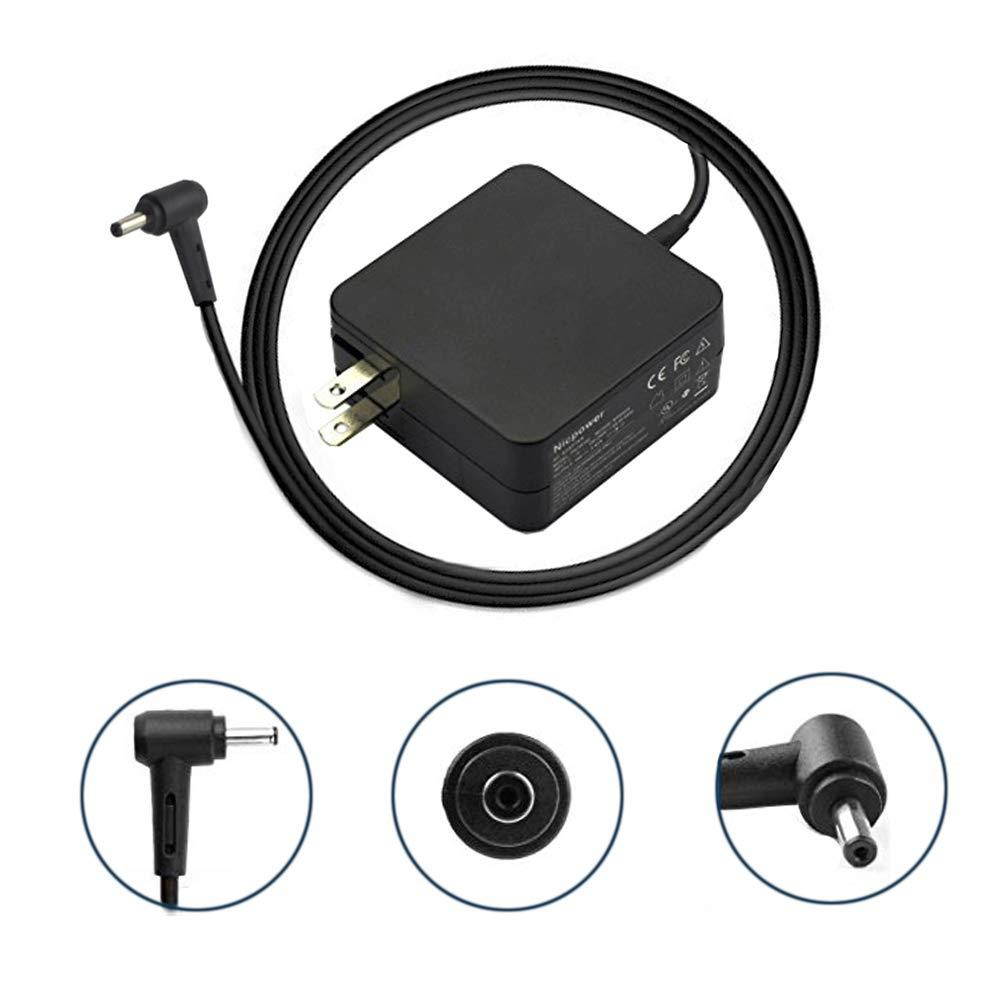 UL Listed Nicpower AC Charger Adapter Compatible with Asus Zenbook UX301LA UX301L UX301 UX302LA UX302L UX302 Laptop Power Supply Cord