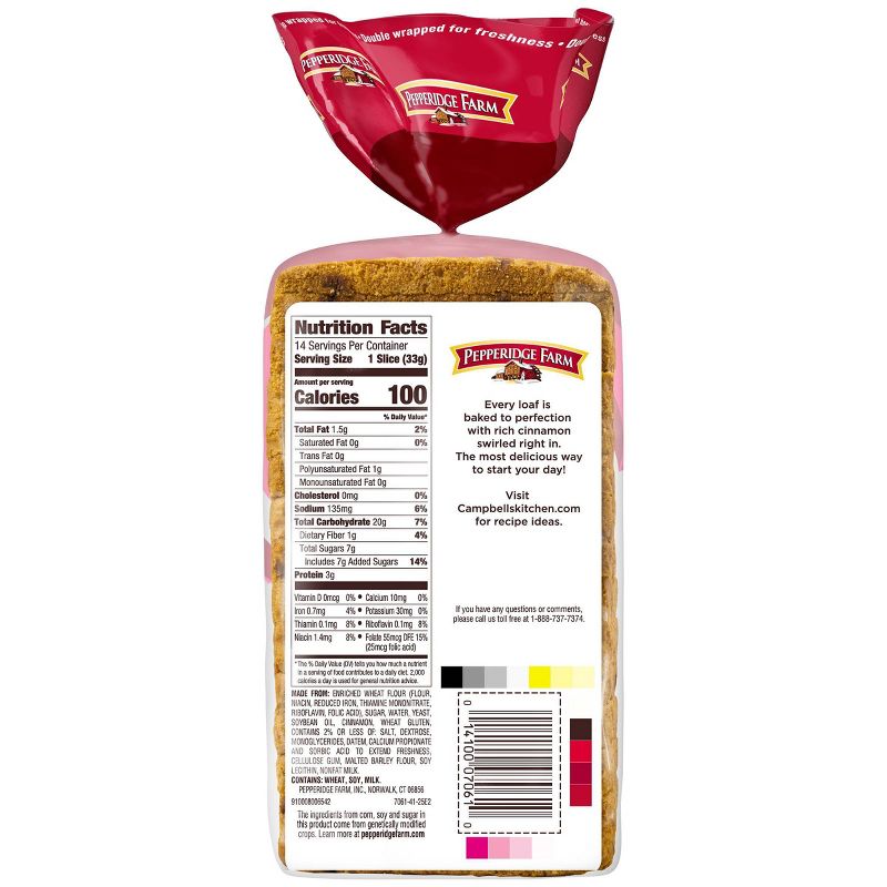 Pepperidge Farm Cinnamon Swirl Bread - 16oz