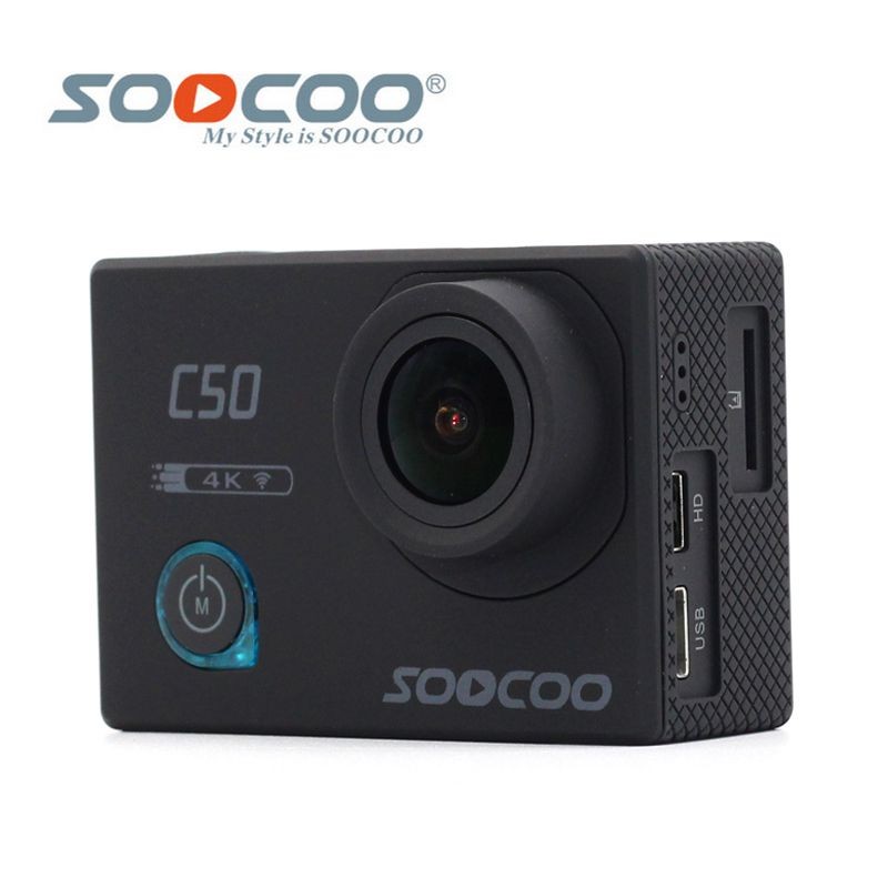 SOOCOO C50 Sports Action Camera Wifi 4K Gyro Adjustable Viewing Angles NTK96660 30M Waterproof Sport DV