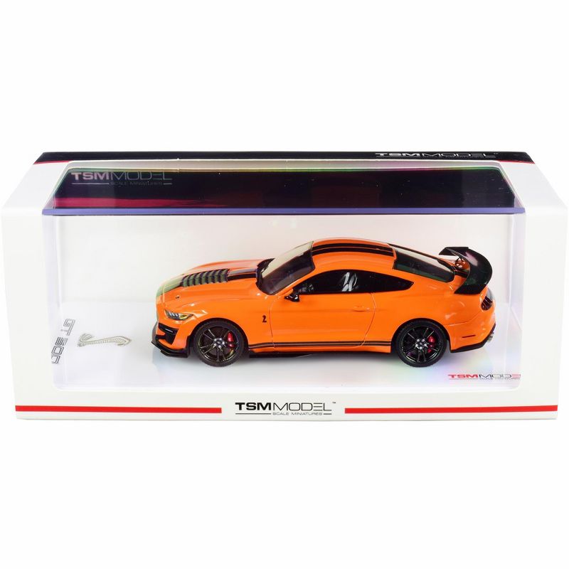 Ford Mustang Shelby GT500 Twister Orange with Black Stripes 1/43 Model Car by True Scale Miniatures