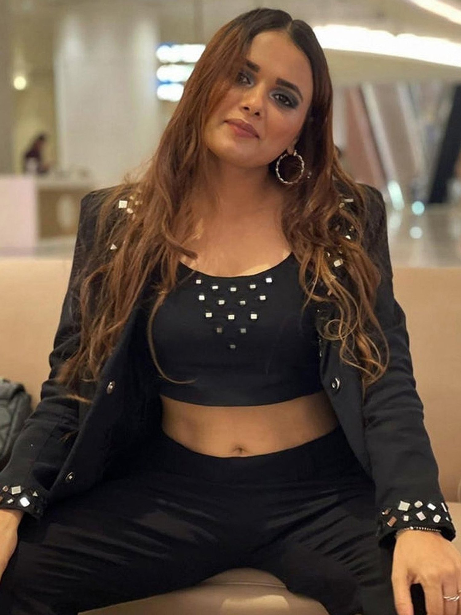 Gulaal Black Mirror Embroidered Blazer