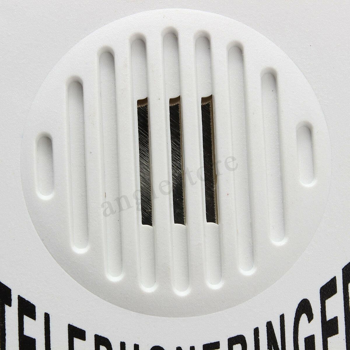 Telephone Bell Ringer Up To 95dB With Strobe Light Flasher Extra-Loud