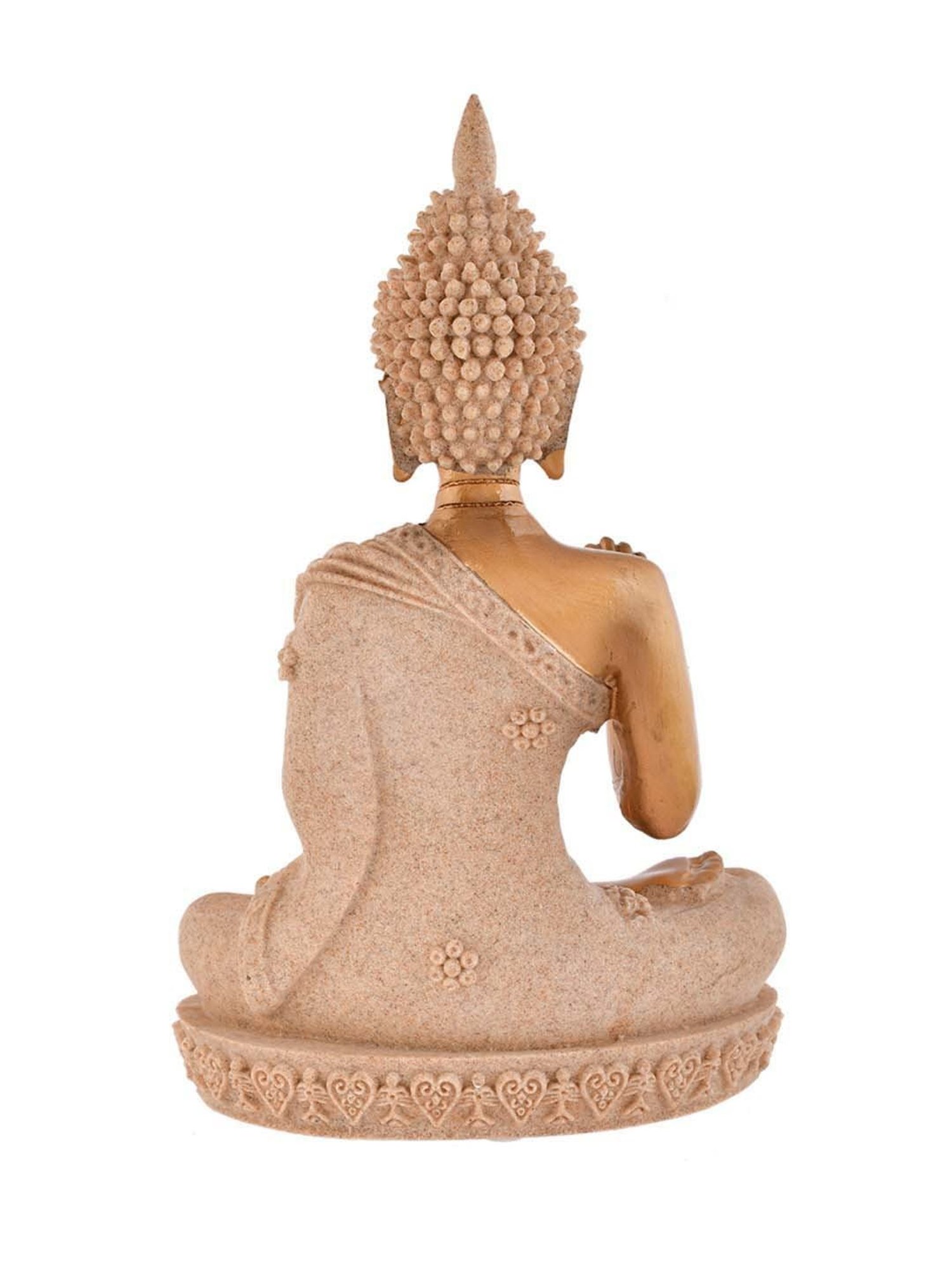 Tayhaa Golden Resin Divine Blessing Buddha Idol