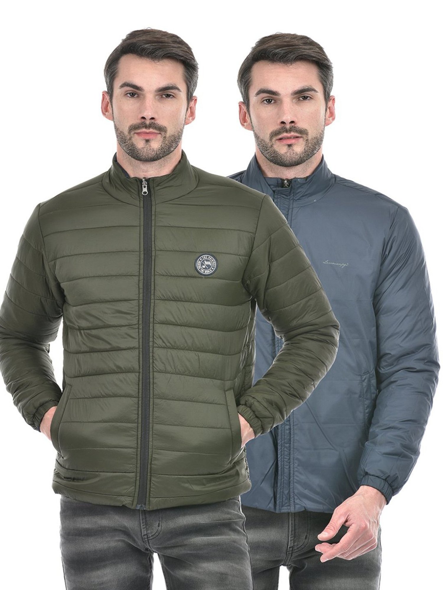 Lawman Multicolored Regular Fit Reversible Jackets