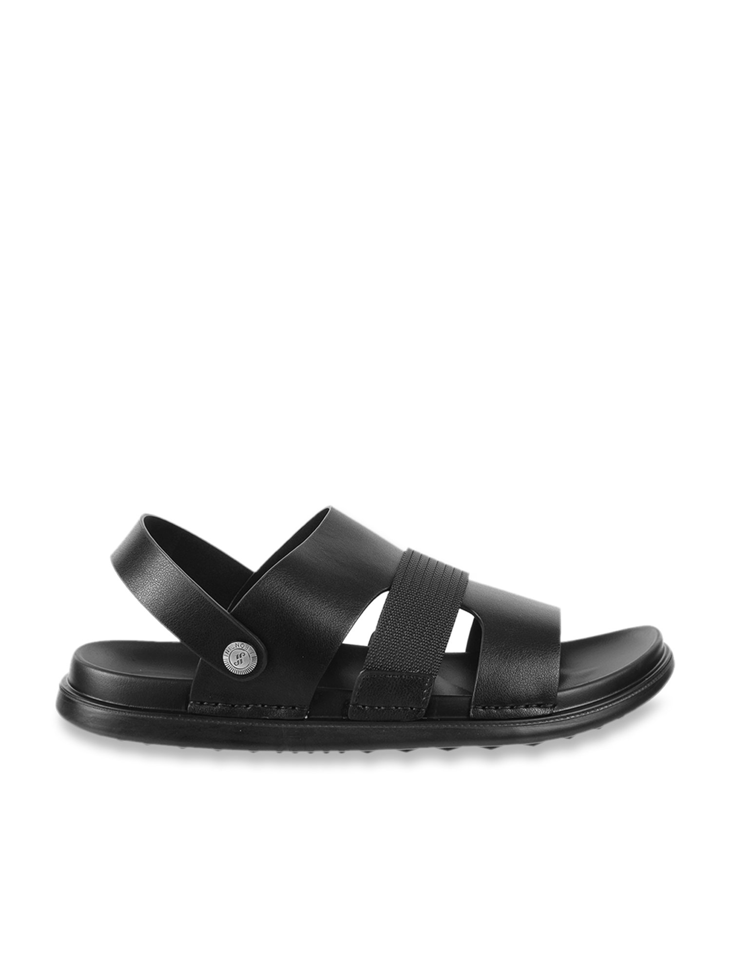 J. Fontini by Mochi Black Sling Back Sandals