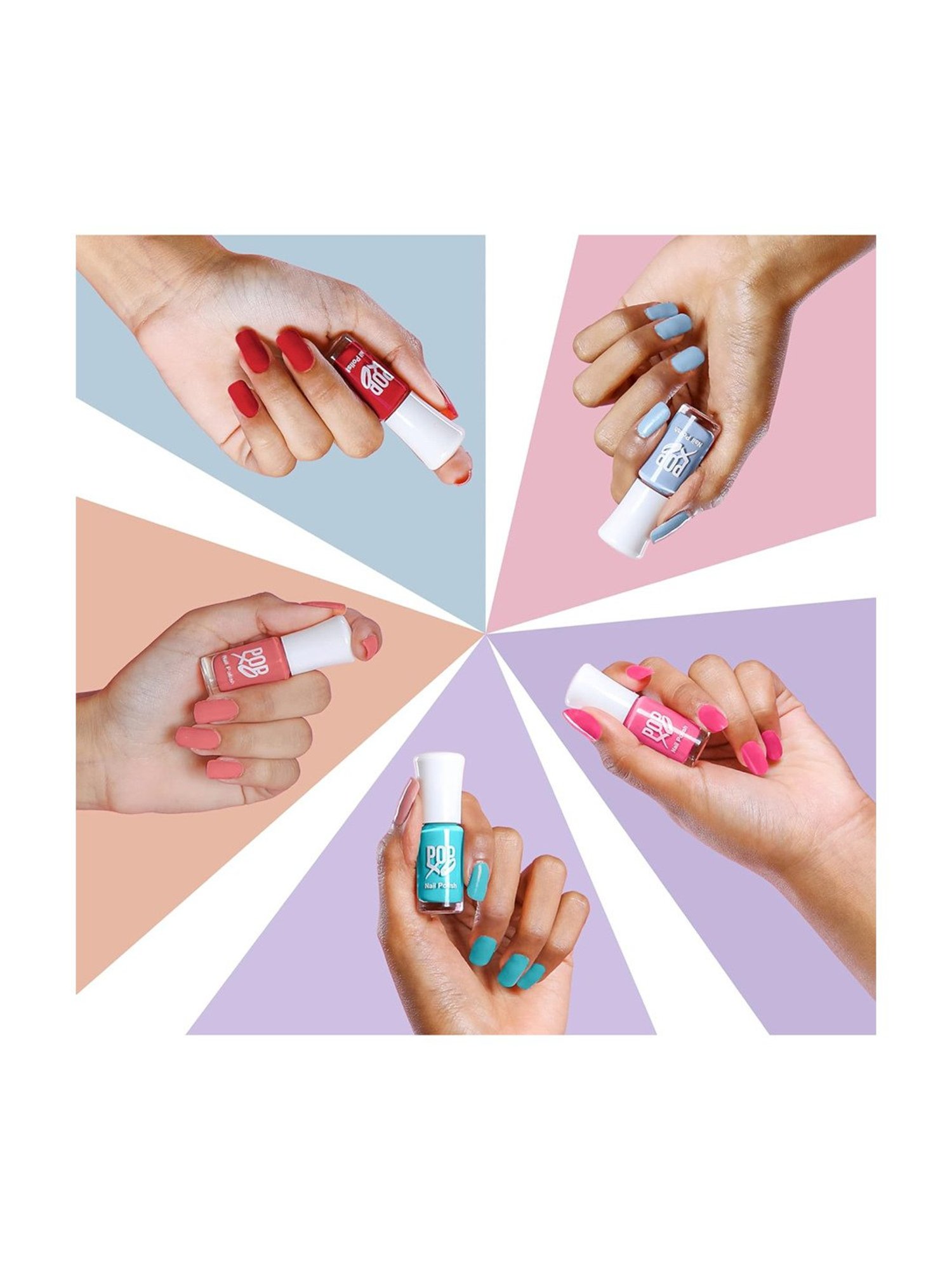 Color Fx Nail Fix Cure-In Mask, Moisturizer, Nail Enamel Remover & Nail Buffer Combo, Pack of 4