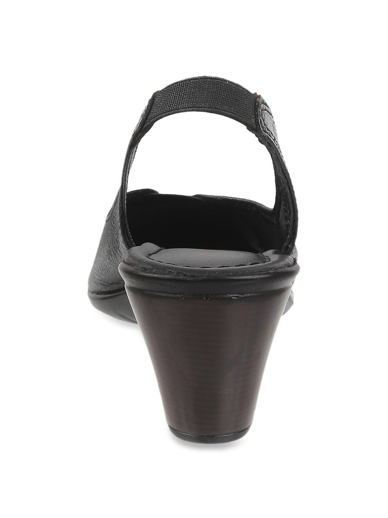 Metro Women's Black Sling Back Sandals