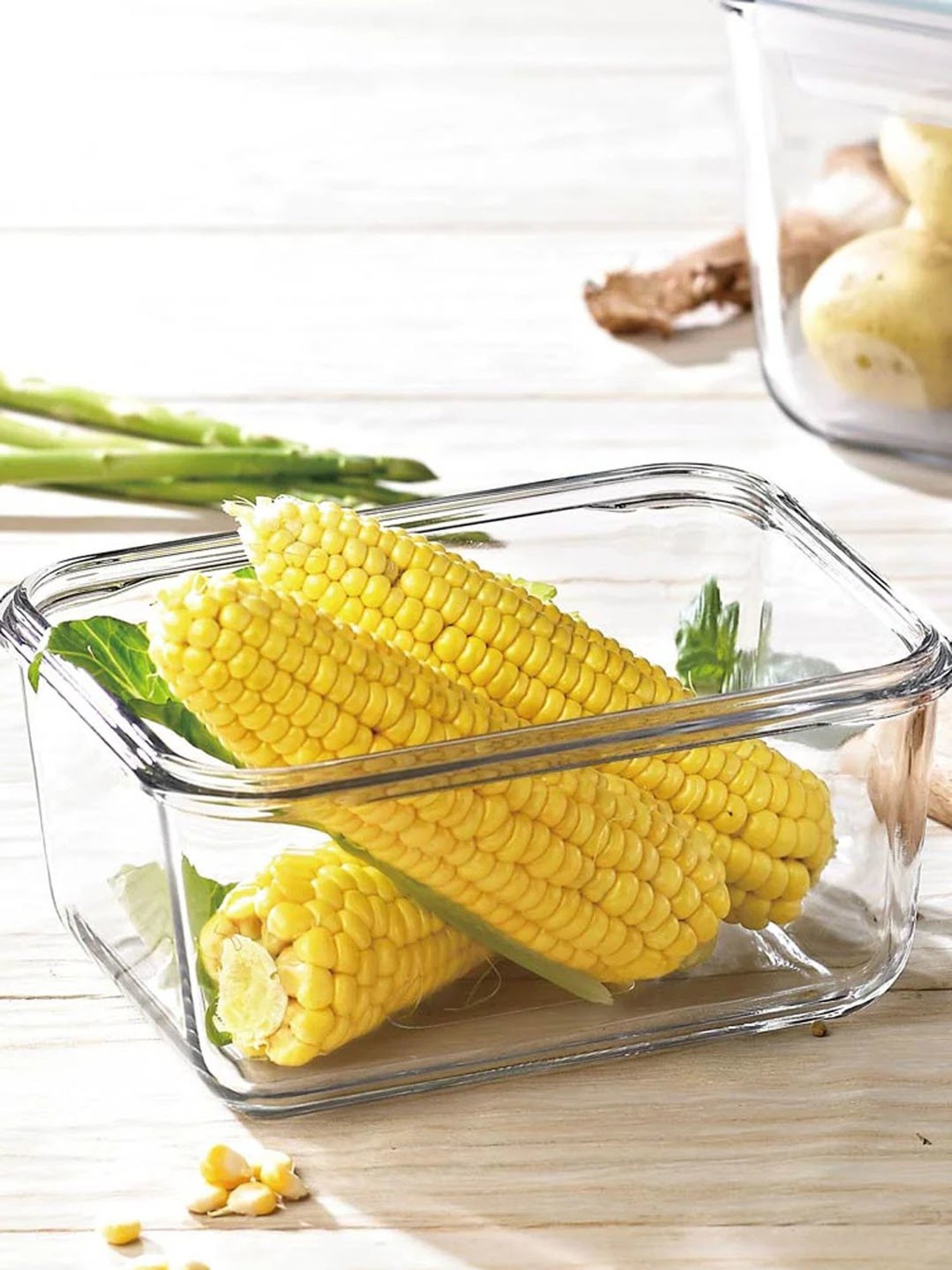 Glasslock Transparent Glass 2700 ml Jars and Container