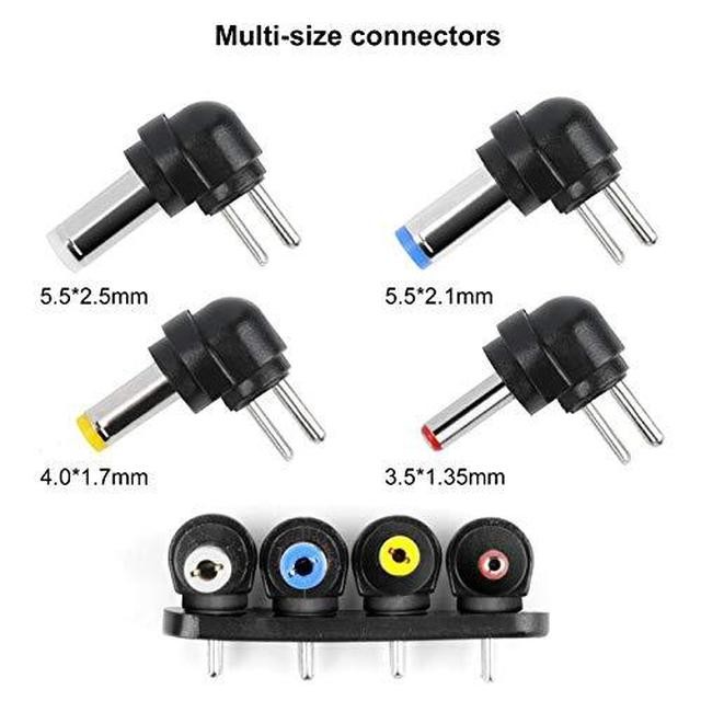 Dericam PoE Splitter Adapter, 10/100 Mbps IEEE 802.3af Compliant, 5V/9V/12V Output PoE DC Adapter for IP Cameras and Wireless Networks, PoE Splitter with Multiple Connectors