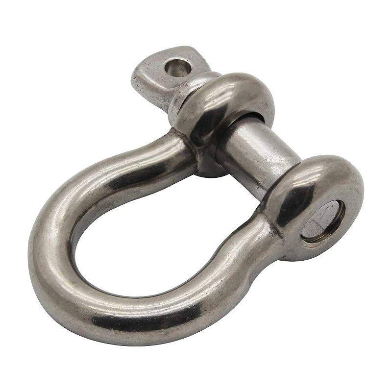 Extreme Max 3006.8336.2 Heavy Duty BoatTector Stainless Steel Anchor Shackle 1-Inch with 12,000 Weight Capacity (2 Pack)