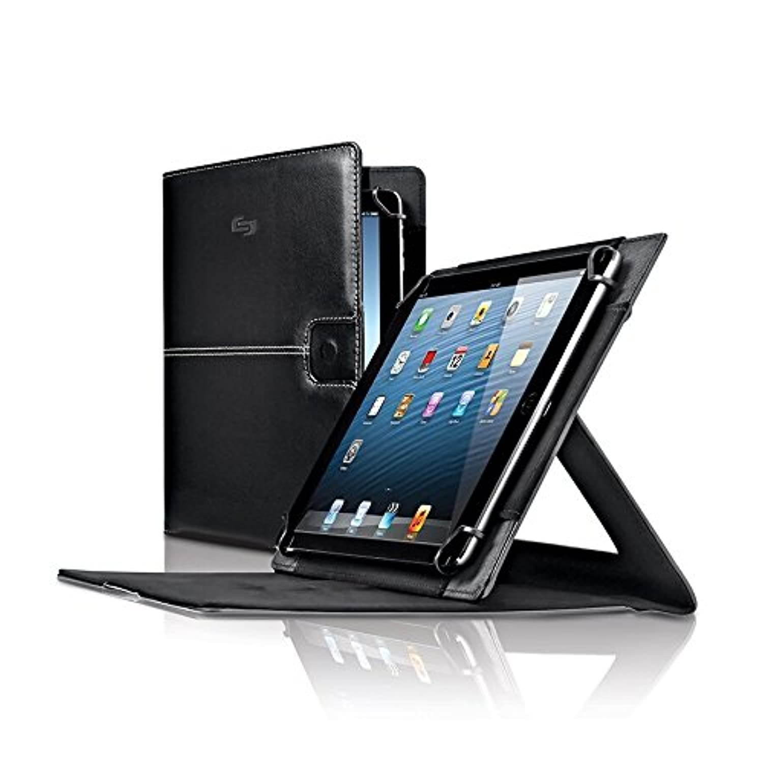 Solo Summit Universal Tablet Case for 8.5 to 11 Inch Tablets, Black