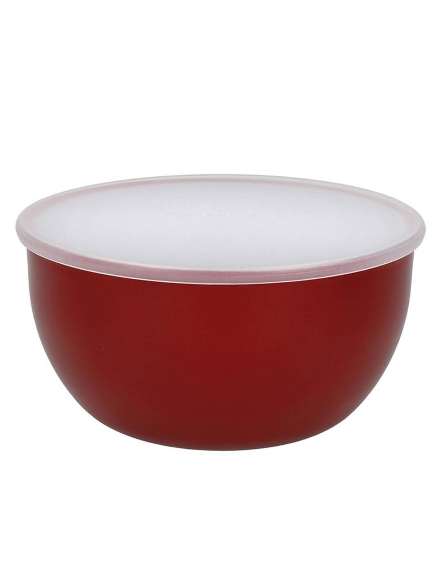 KitchenAid 4-Piece Red Medium Prep Bowl Set With Lids
