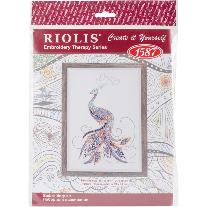RIOLIS Embroidery Kit 8.25"X11.75"-Bird Of Luck (28 Count)