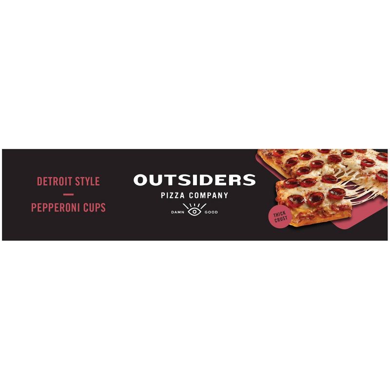 Outsiders Pizza Company Detroit Style Pepperoni Frozen Pizza - 28.1oz