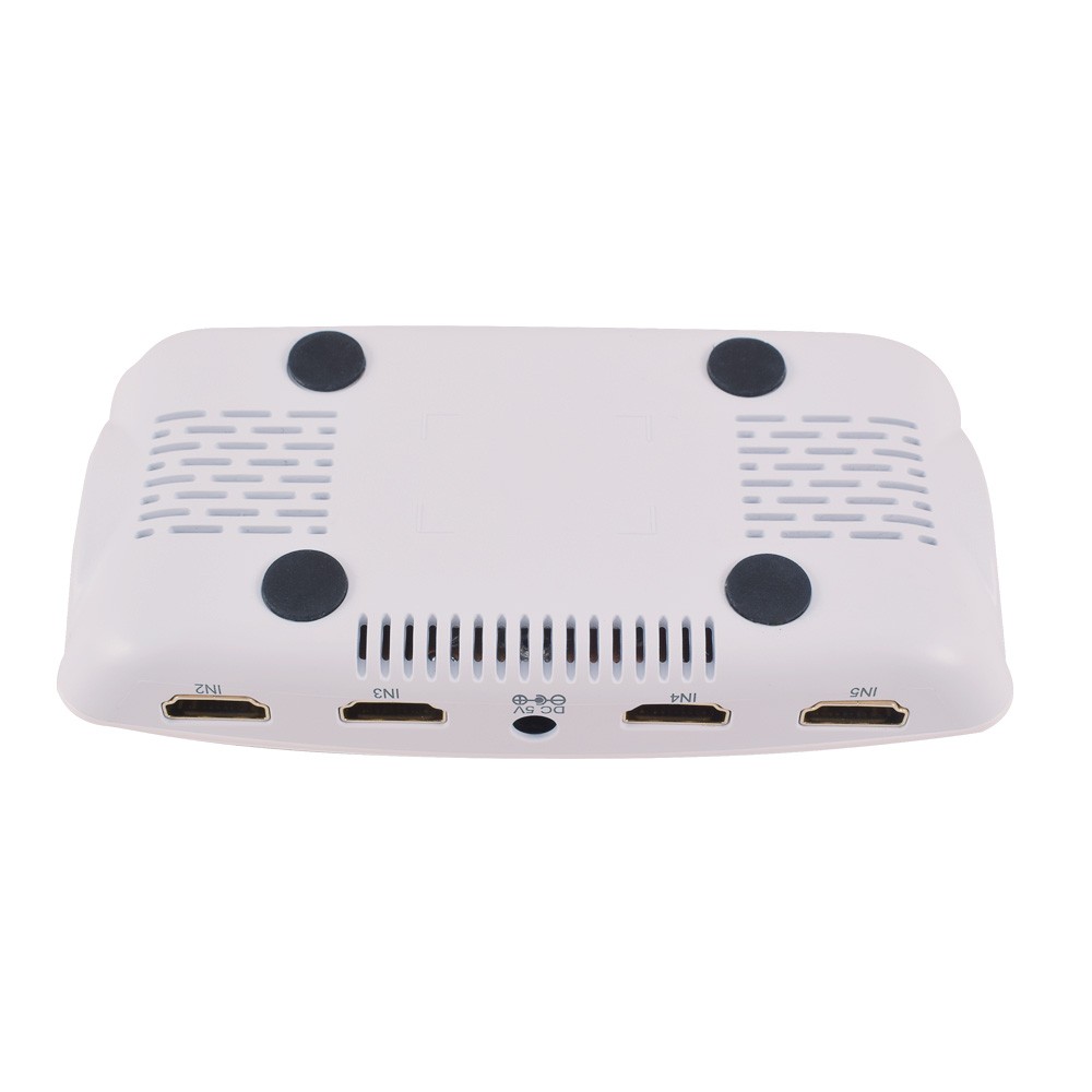 5 Port HDMI 2.0 4K/60HZ HDR HDCP2.2 18Gbps HDR Voice Switcher Support Mobile APP Connection
