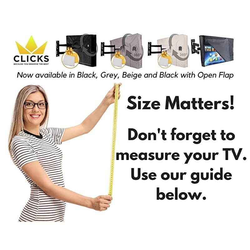 TV Covers 36quot 38quot with Bottom Cover The Weatherproof and DustProof Material with Free Microfiber Cloth Protect Your TV Now Patent Pending