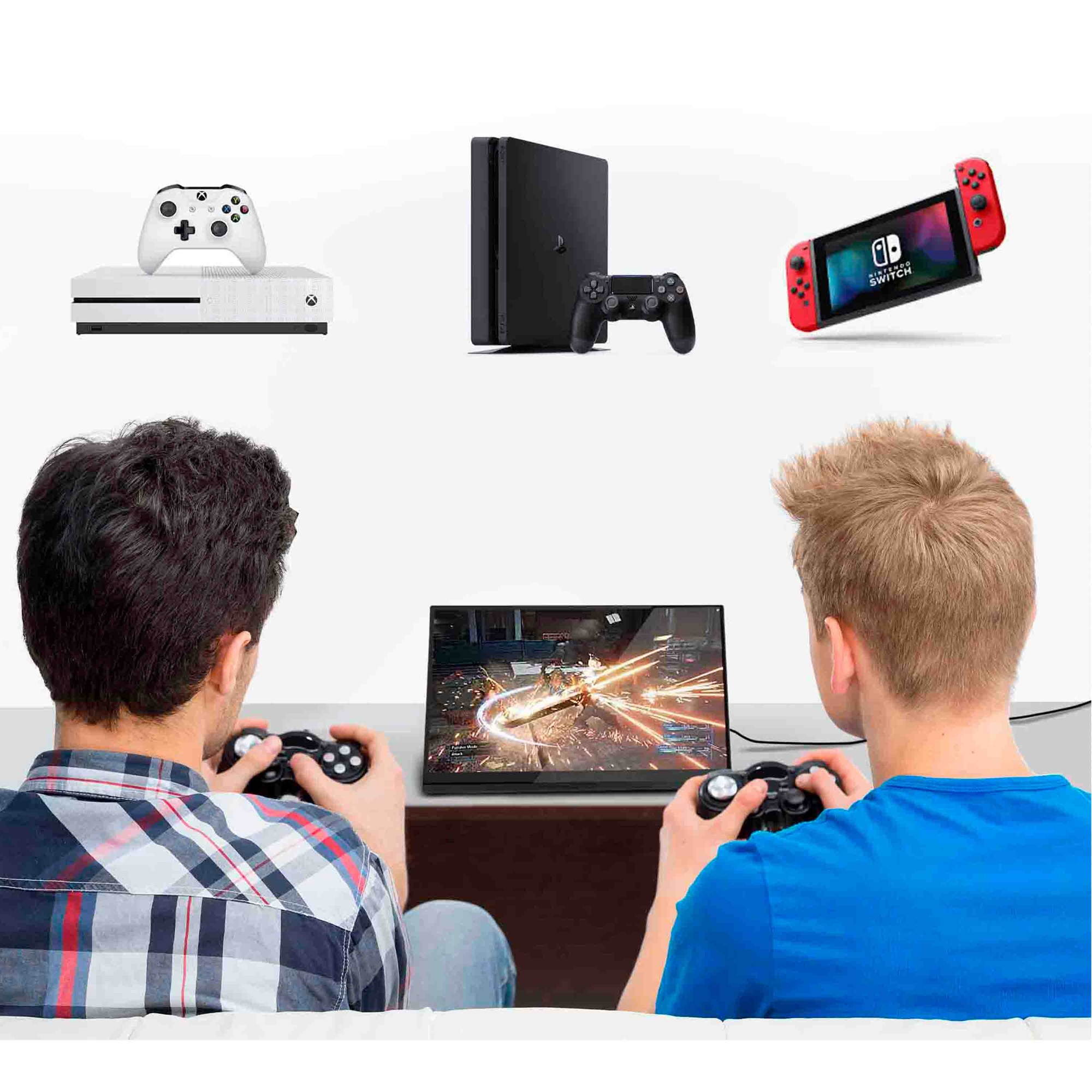 SideTrak Solo Portable Monitor Freestanding 15.8 FHD 1080P LED Anti-Glare IPS Screen with Kickstand | Compatible with Mac, PC, & Chrome | Powered by USB-C or Mini HDMI | Built-in Speakers & HDR Mode