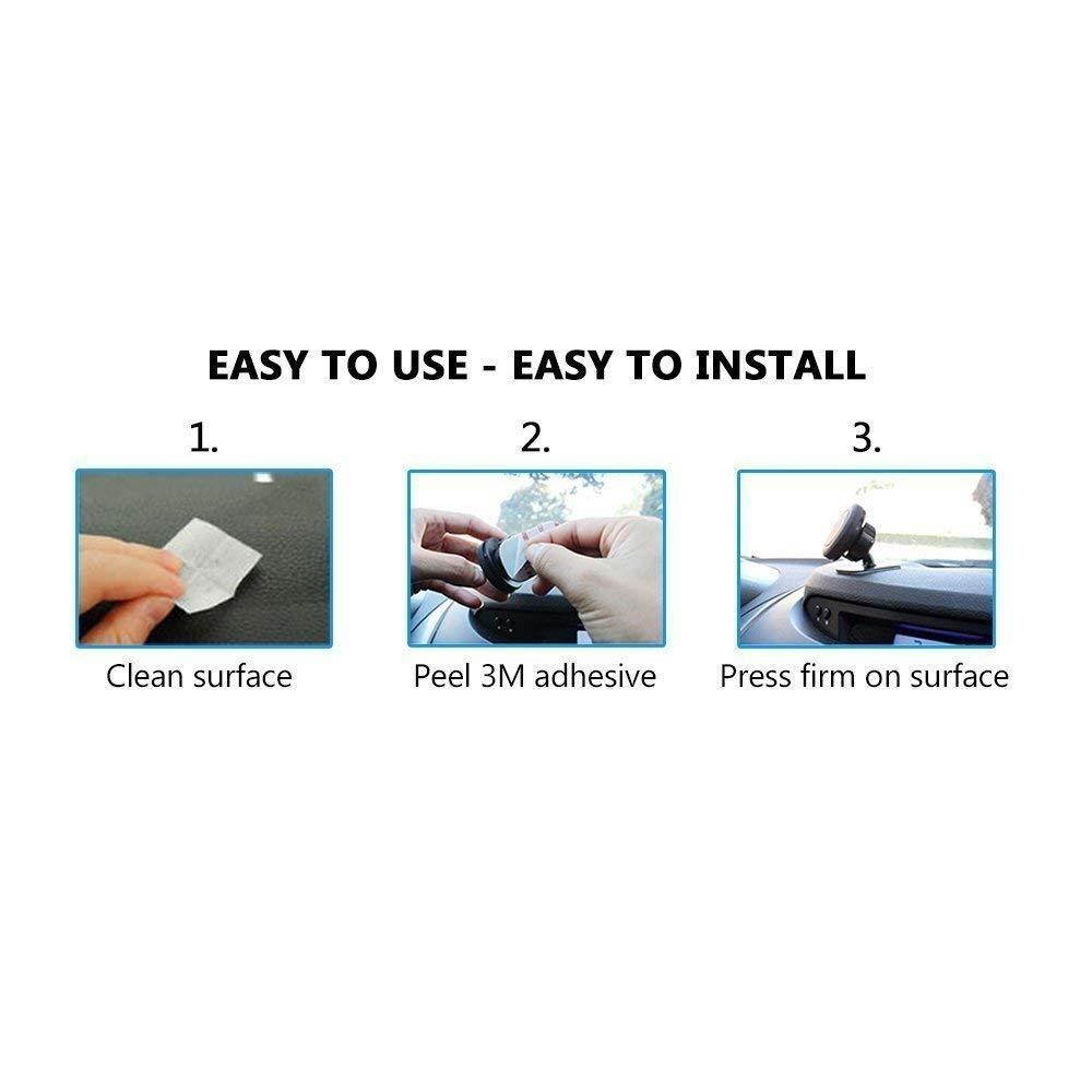 Magnetic Car Mount For Samsung, iPhone Smartphone, iPad, Tablet