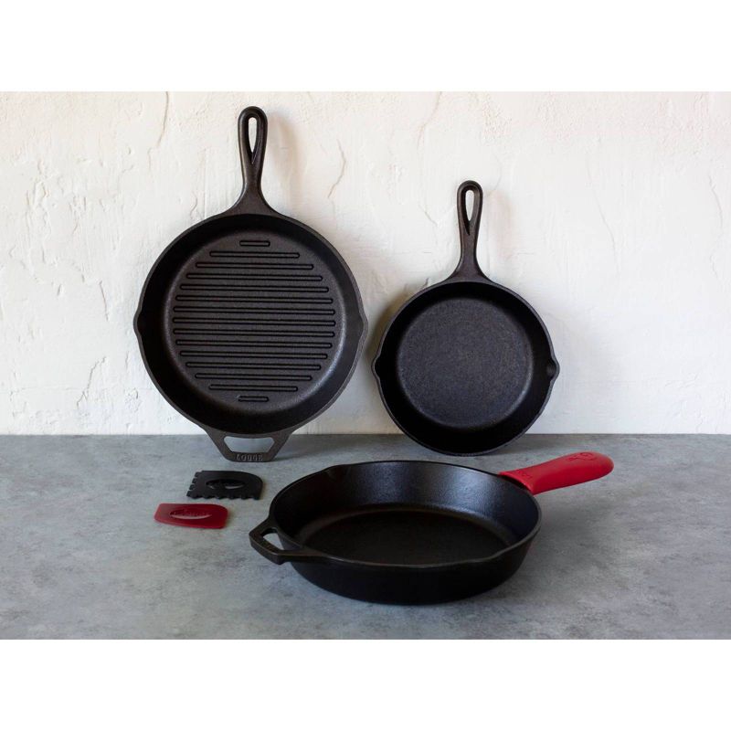 Lodge Seasoned Cast Iron 6pc Starter Set