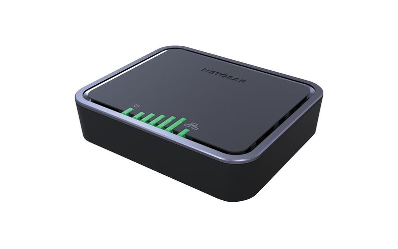 Netgear LB2120 Cellular Modem/Wireless Router - 4G - LTE, HSPA+, UMTS - 18.75 MB/s Wireless Speed - 2 x Broadband Port - Gigabit Ethernet