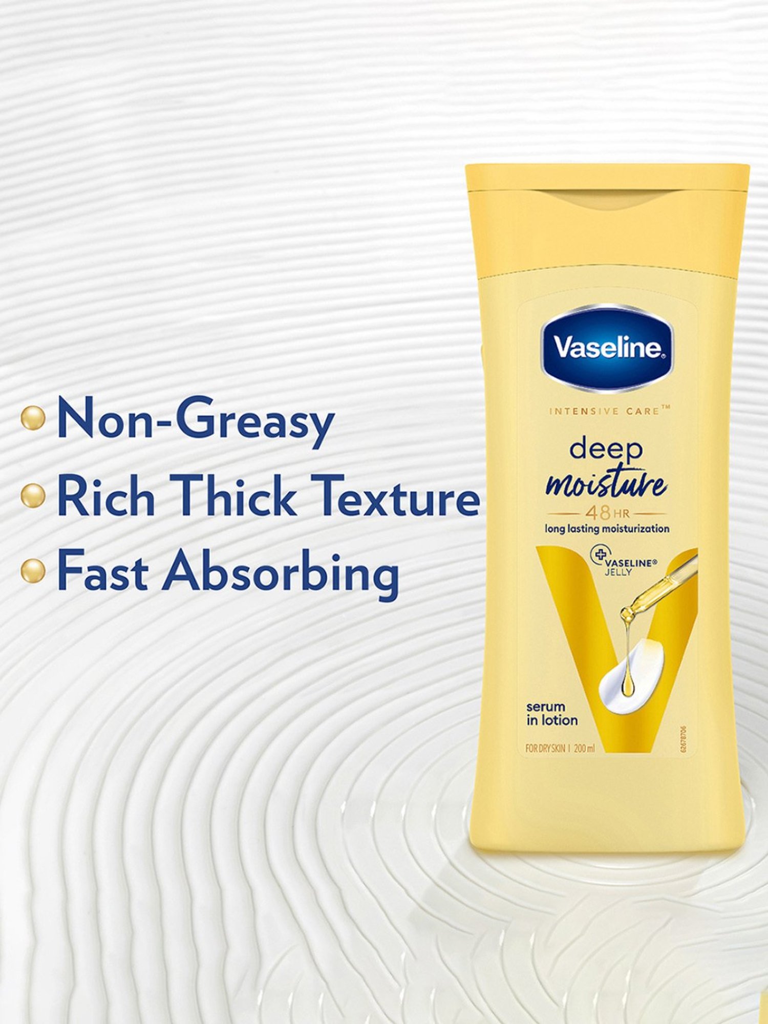 Vaseline Intensive Care Deep Moisture Body Lotion - 200 ml