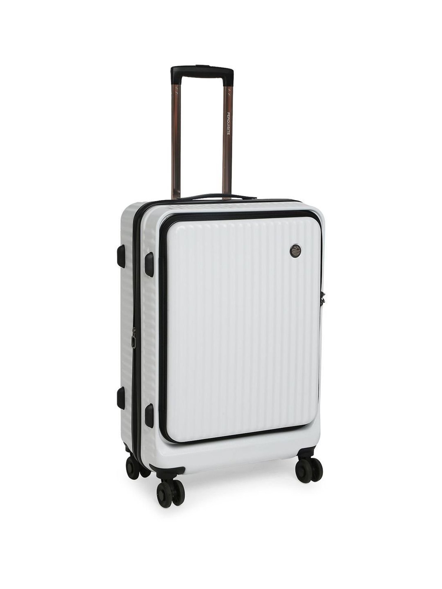 Perquisite Y2K Luxe Range White Hard 24" Medium Luggage