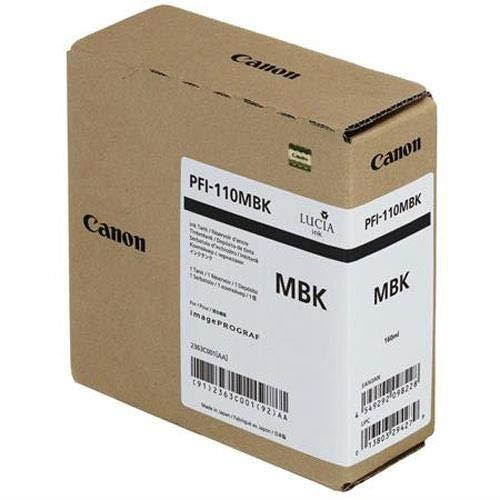 Canon Ink Tank PFI-110MBK - Matte Black 160ml - 2363C001AA
