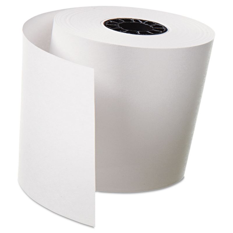 Iconex Impact Bond Paper Rolls, 3" x 85 ft, White, 50/Carton 90742203