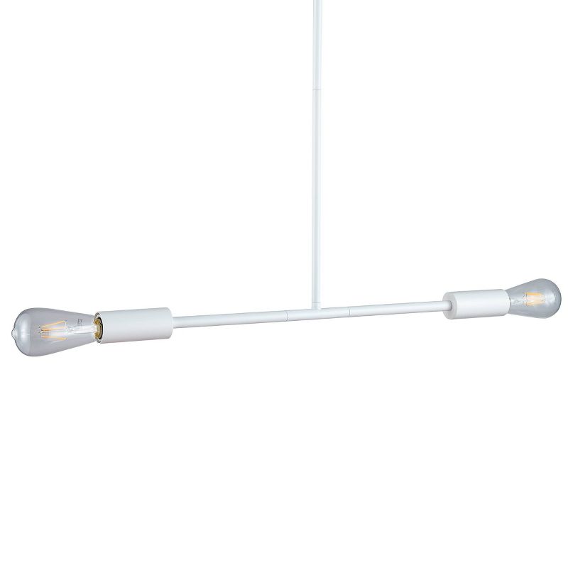 52" Kelvingston Island Pendant Lamp White - Aiden Lane