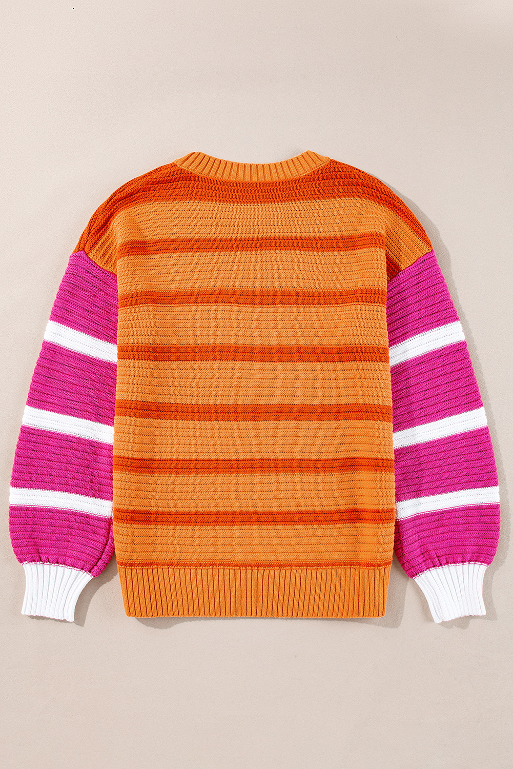 Pink Merry & Bright Pop Up Letter Waffle Knit Sweater