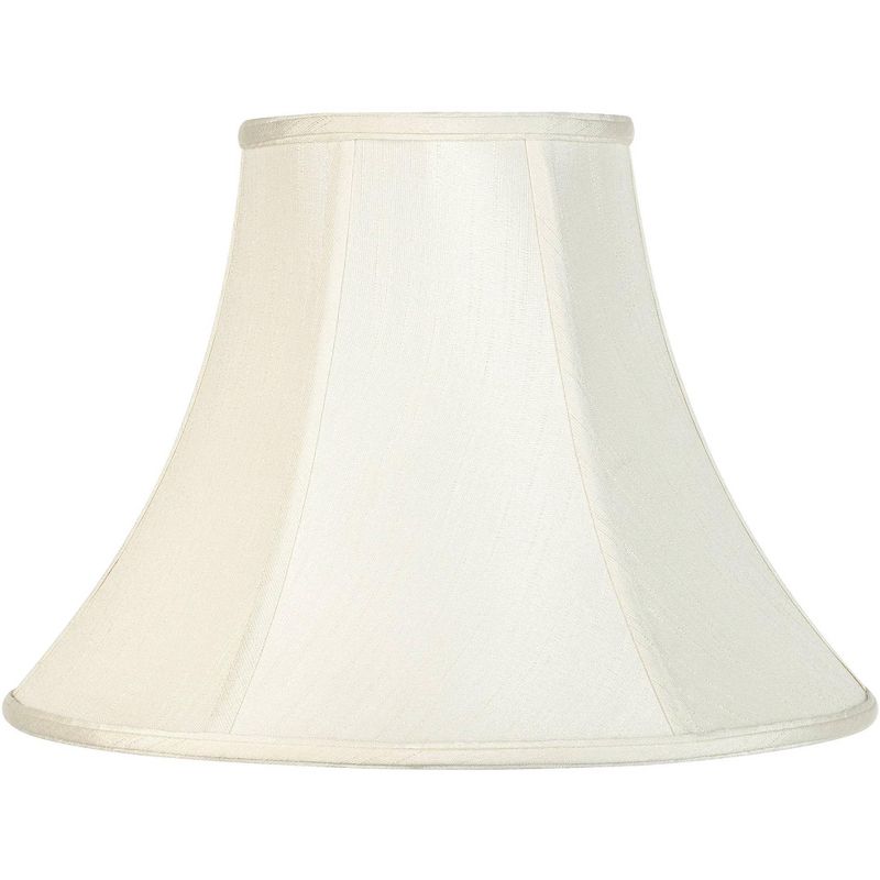 Springcrest Off-White White Drum Lamp Shade Modern Silver Circles 15x16x11 - Spider