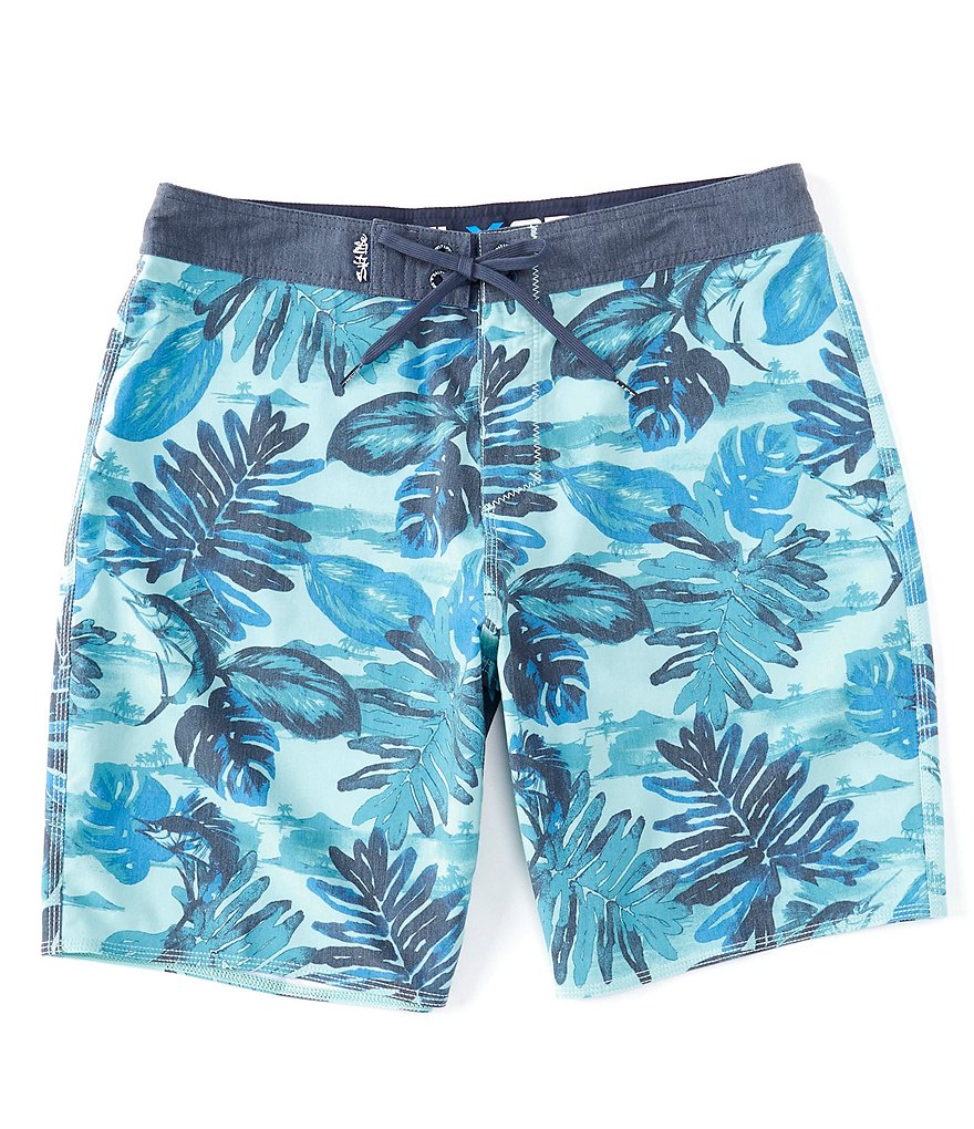 Tommy Bahama Baja Tails from the Sea 9#double; Inseam Board Trunks