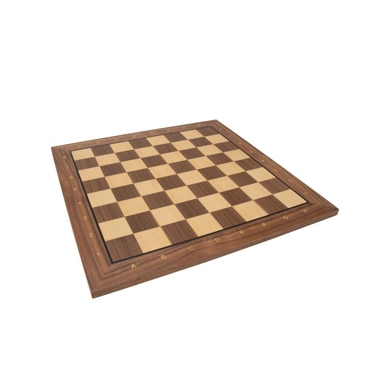 WE Games Grand Walnut Chess Board - 21.25 inches