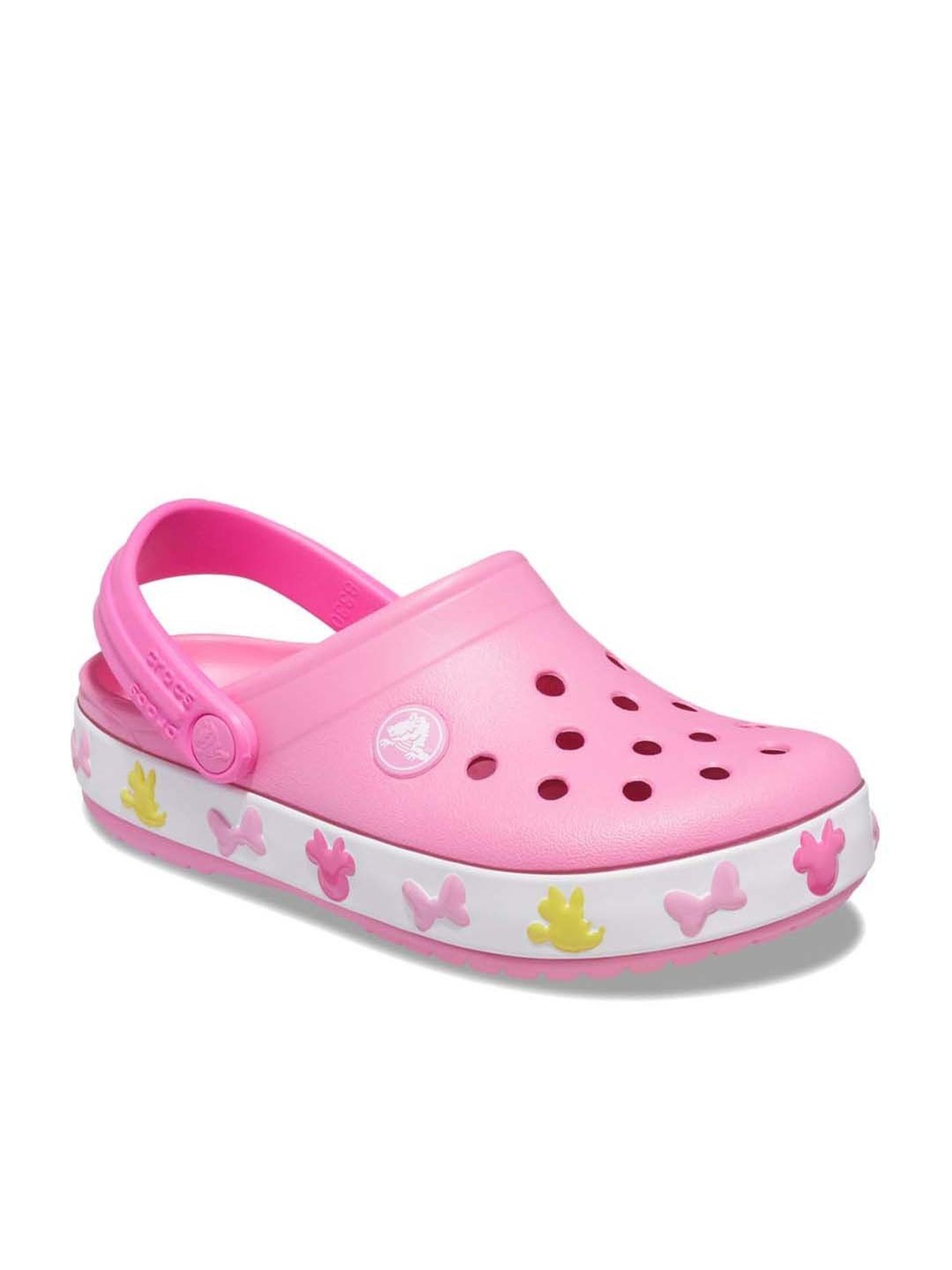 Crocs Kids FunLab Pink Back Strap Clogs