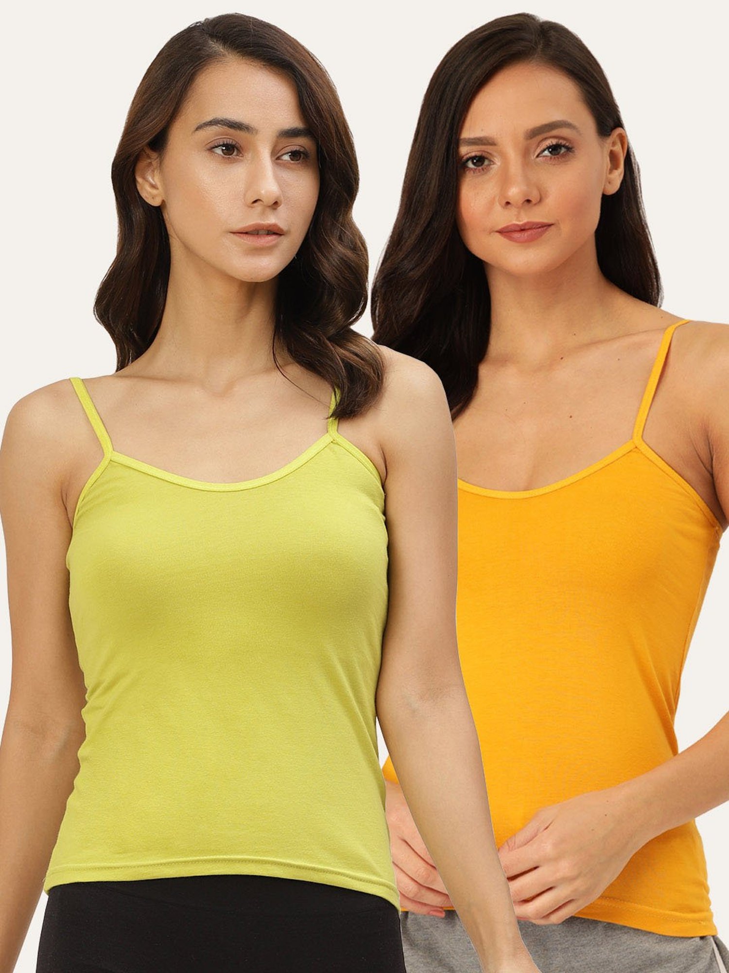 Lady Lyka Multicolor Camisole (Pack of 2)