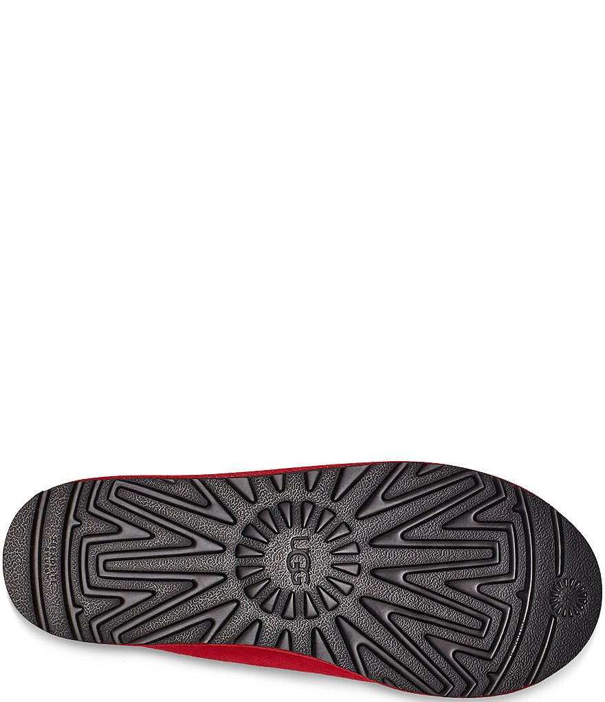 UGG&reg; Men's Scuff Logo Suede Slippers