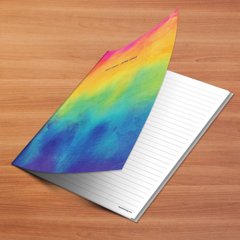 2021-22 Academic Planner 9" x 11" Bright Paint Monthly - The Time Factory