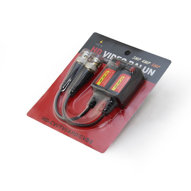 Evertech 4 Pairs Split Joint Mini CCTV BNC HD-CVI/TVI/AHD Passive Video Balun Transceiver