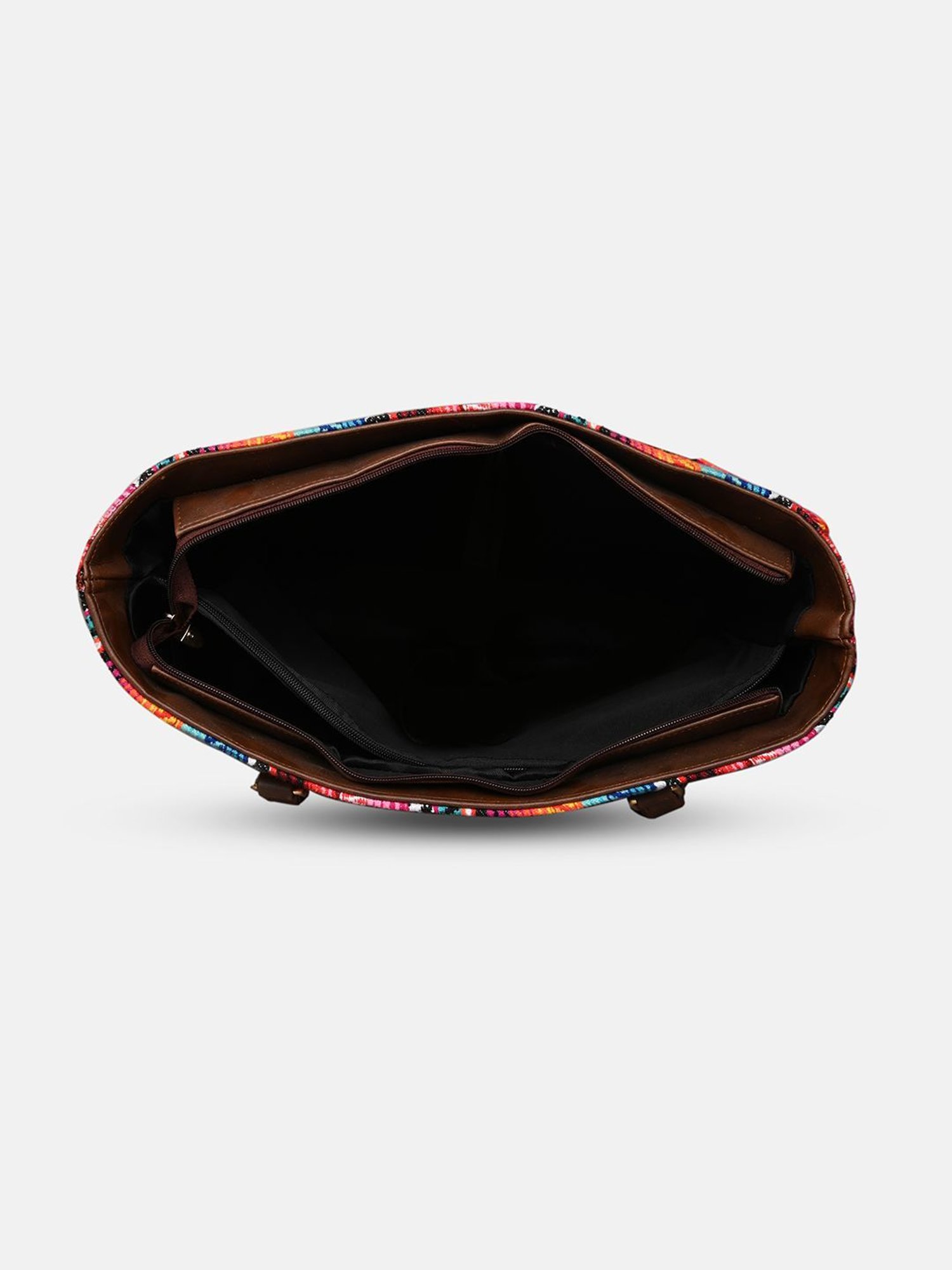 Gaurapakhi Multicolor Printed Large Tote Bag