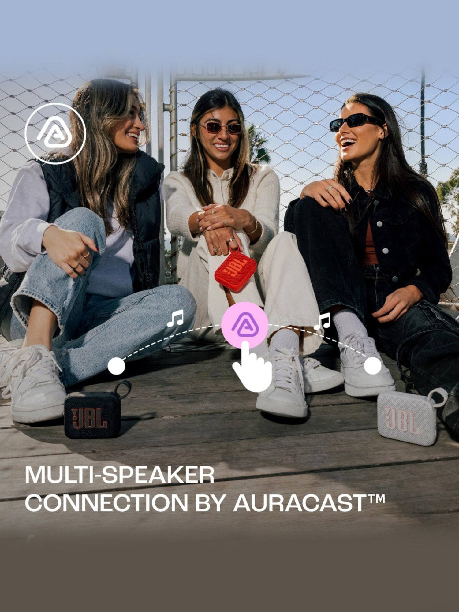 JBL Go 4, Wireless Ultra Portable Bluetooth Speaker with Pro Sound, Water & Dust Proof (Red)