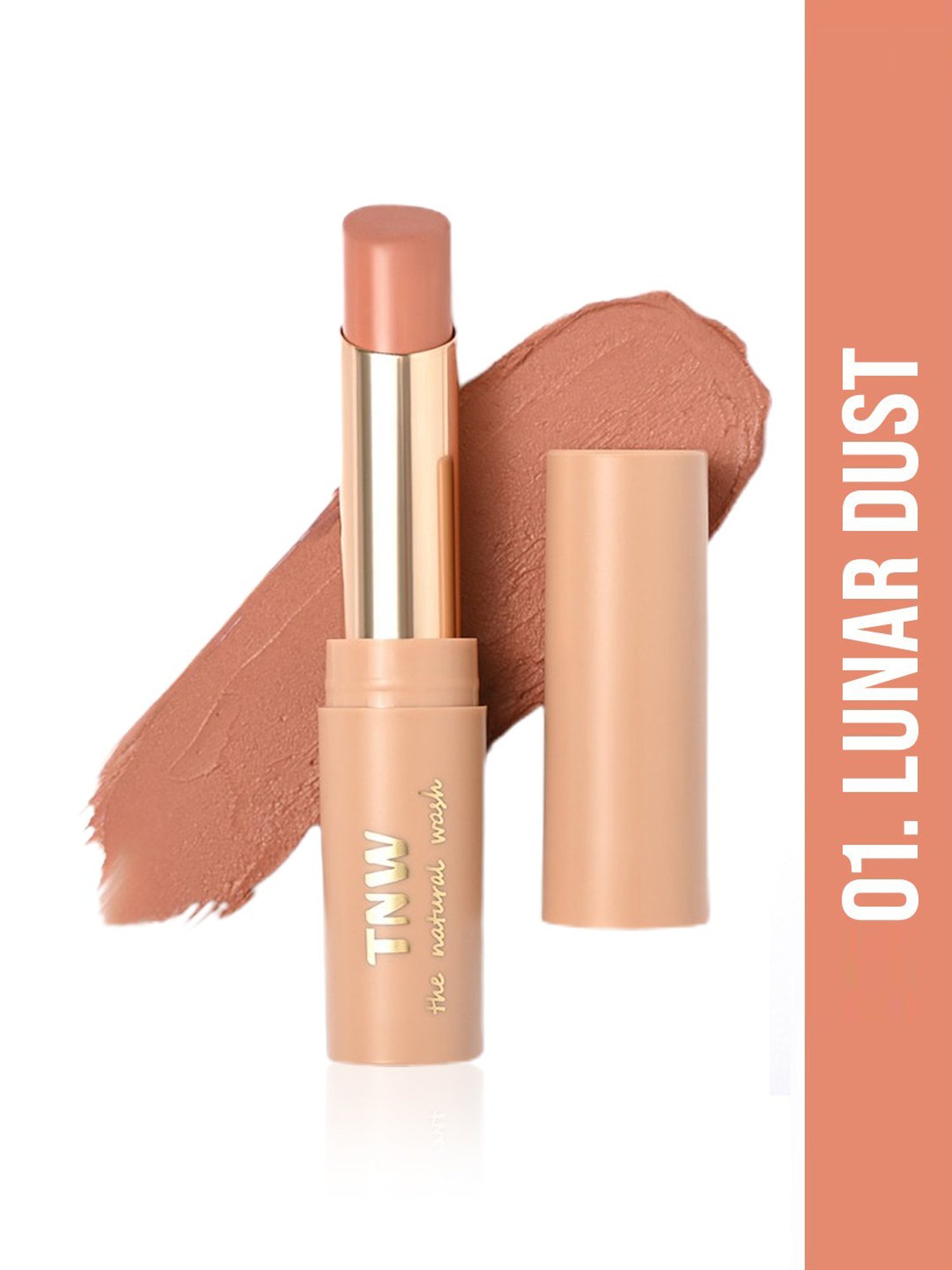 TNW-The Natural Wash Silky Matte Fusion Longstay Lip Color 01 Lunar Dust - 3.5 gm