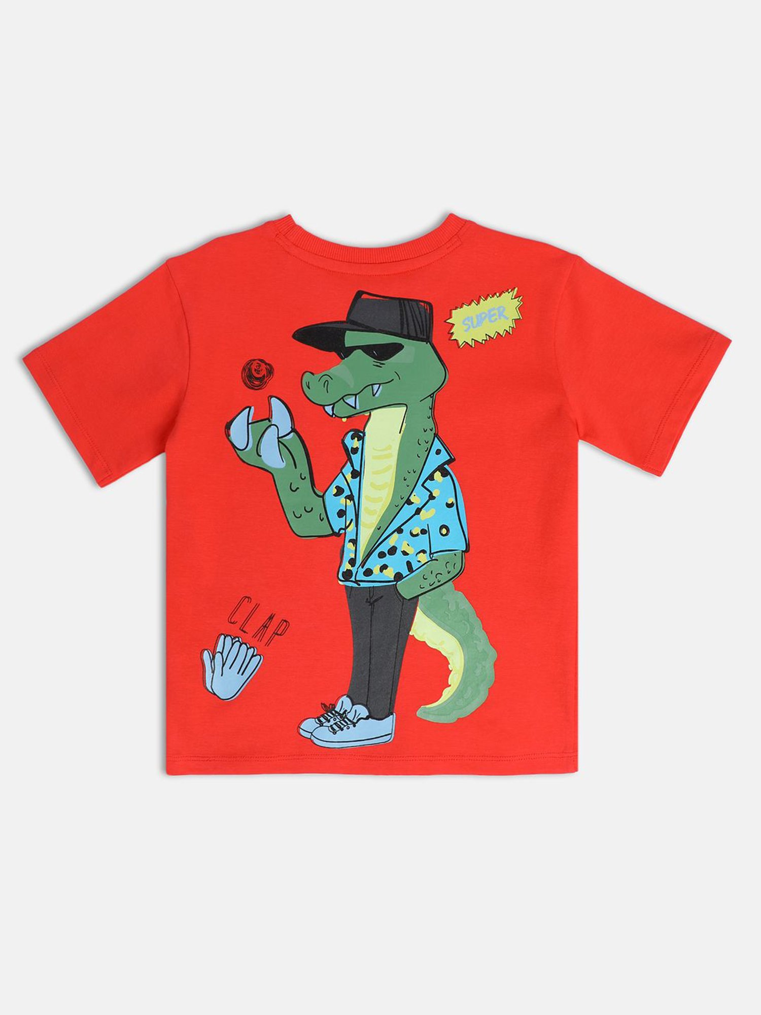 MINIKLUB Kids Red Printed T-Shirt