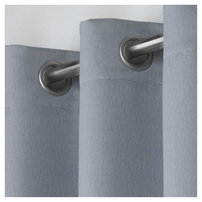 Red Solid 84" Rod Pocket Single Curtain Panel - Leaning Linens