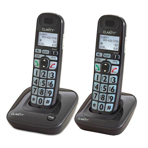 Clarity D703 and (1) D703HS Moderate Hearing Loss Cordless Phone