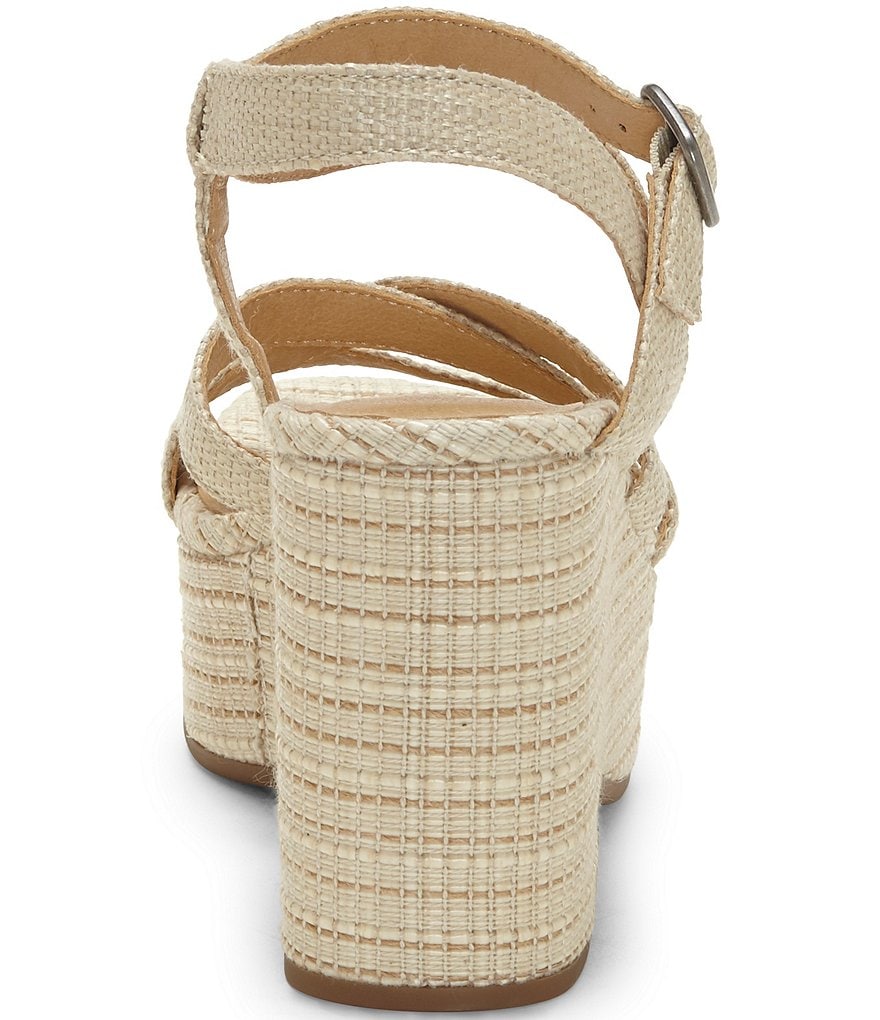 Lucky Brand Carlisha Woven Platform Wedges